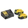 DeWALT Accessori - Set Caricabatterie XR + 2 Batterie 18 V Li-Ion 5,0 Ah DCB115P2 -Filtraggio negozio 06e4cb71614666a6330f5923