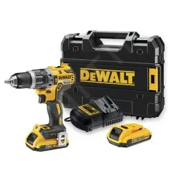 DeWALT Utensili - Avvitatore A Percussione AKU 18V, 2x Batterie 2,0 Ah XR DCD796D2