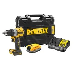 DeWALT Utensili - Trapano 18 V, 1x Batteria POWERSTACK 1,7 Ah DCD800E1T