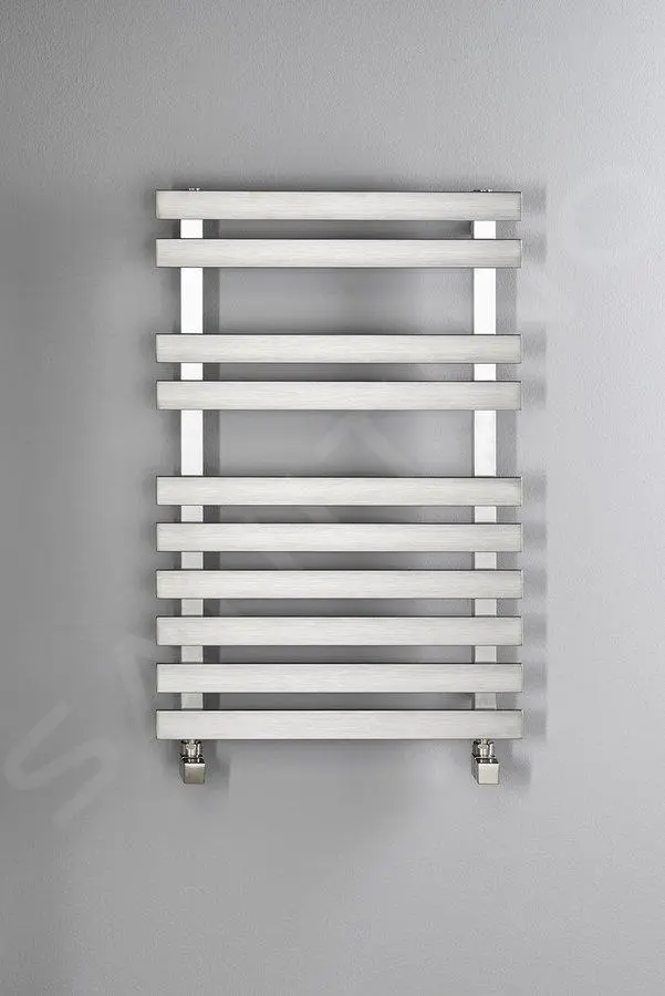 Sapho Truva - Scaldasalviette 500x750 Mm, 247 W, Acciaio Inox Spazzolato NR311 6 Sapho Truva - Scaldasalviette 500x750 Mm, 247 W, Acciaio Inox Spazzolato NR311 - immagine 4