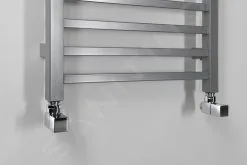 Sapho Metro - Scaldasalviette 500x1200 Mm, 386 W, Color Argento Metallizzato IR412 -Filtraggio negozio 124ccbe1a8776503469533be