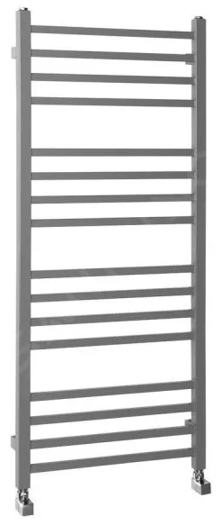 Sapho Metro - Scaldasalviette 500x1200 Mm, 386 W, Color Argento Metallizzato IR412