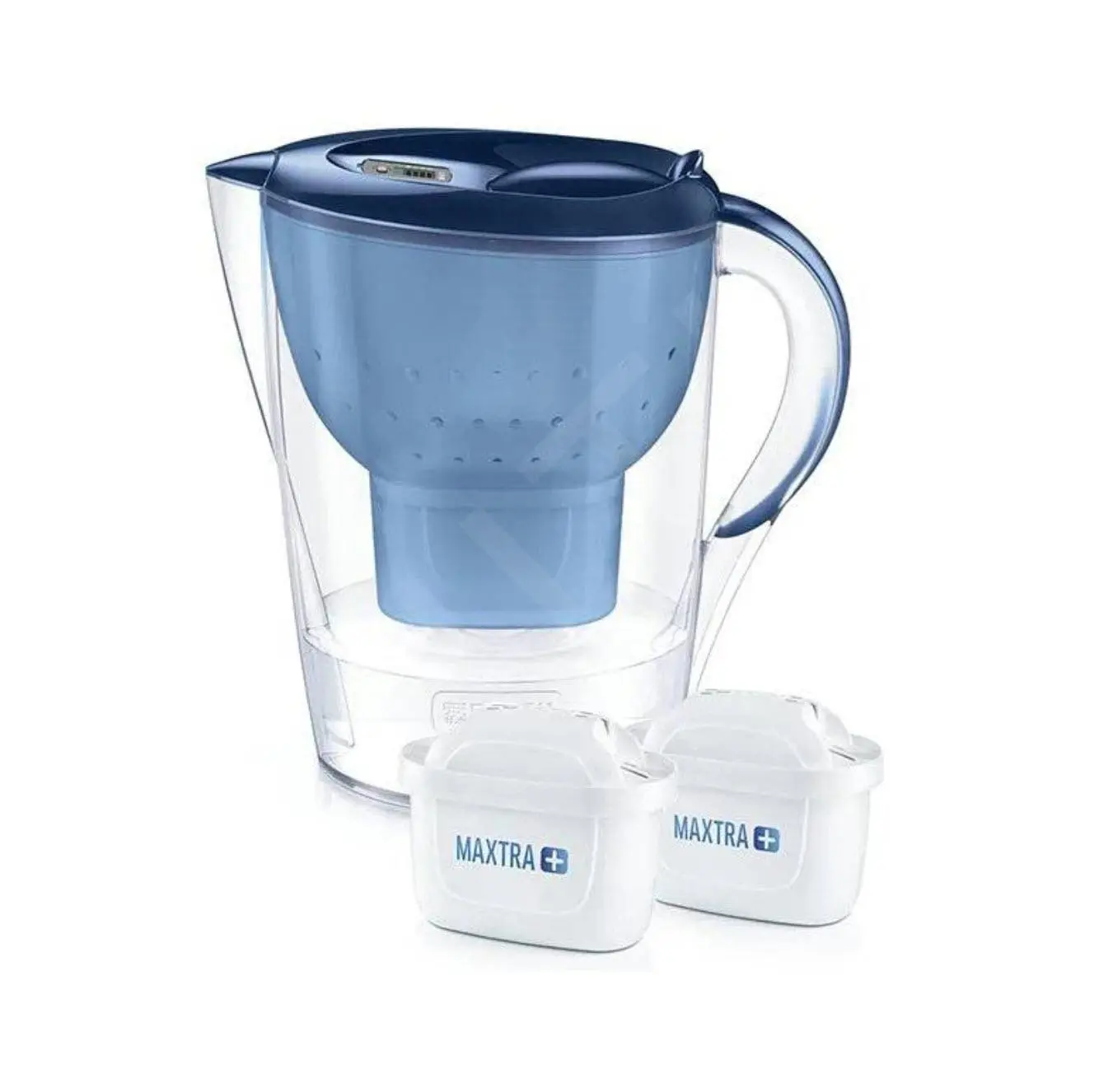 Brita Caraffe - Set Caraffa Filtrante Marella XL Memo E 2 Filtri MX+, Capacitá 3500 Ml, Blu 1040565 3 Brita Caraffe - Set Caraffa Filtrante Marella XL Memo E 2 Filtri MX+, Capacitá 3500 Ml, Blu 1040565