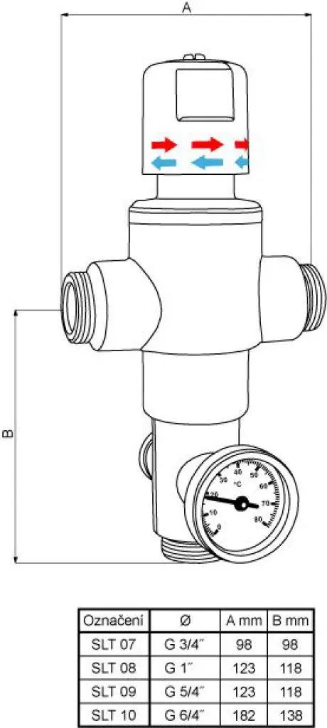 Sanela Accessori - Valvola Di Miscelazione Termostatica 6/4“ SLT 10 4 Sanela Accessori - Valvola Di Miscelazione Termostatica 6/4“ SLT 10 - immagine 2