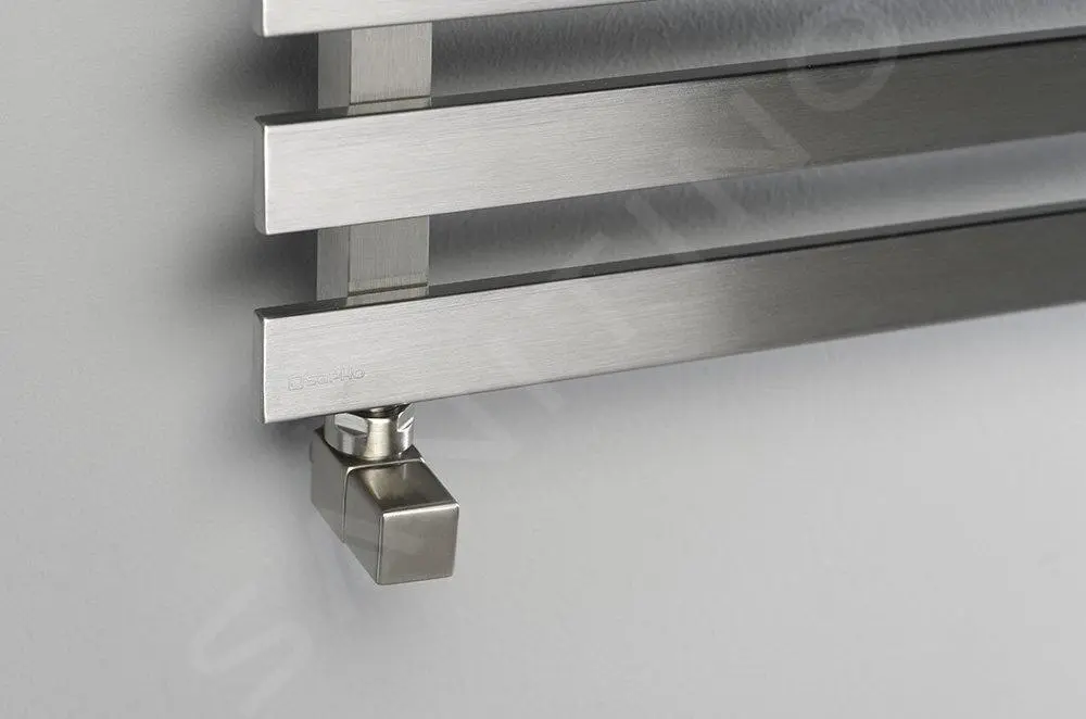 Sapho Truva - Scaldasalviette 500x545 Mm, 175 W, Acciaio Inox Spazzolato NR310 7 Sapho Truva - Scaldasalviette 500x545 Mm, 175 W, Acciaio Inox Spazzolato NR310 - immagine 5