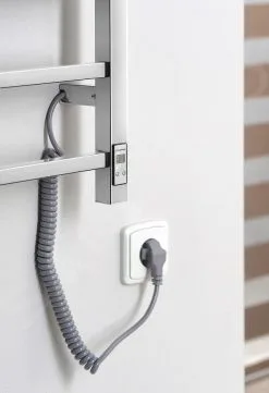 Sapho Scaldasalviette - Scaldasalviette Elettrico Eskinado 620x1160 Mm, 120 W, Con Timer, Acciaio Inox ER430T -Filtraggio negozio 278af501945fdec4223e8db7