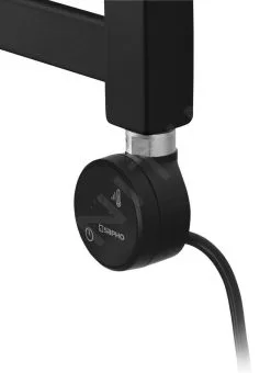 Sapho Moa - Resistenza Elettrica Con Termostato E Comando Bluetooth, 400 W, Nero Opaco MOA-B-400