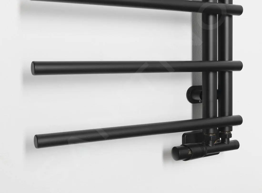 Sapho Scaldasalviette - Scaldasalviette 151x50 Cm, Nero Opaco IR151B 8 Sapho Scaldasalviette - Scaldasalviette 151x50 Cm, Nero Opaco IR151B - immagine 6