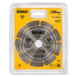 DeWALT Accessori - Disco Diamantato Per Il Taglio A Secco Di Cemento E Mattoni - 125 X 22,2 Mm DT3711 -Filtraggio negozio 31169b6cb0cfd5252091d394