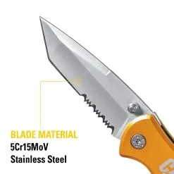 Caterpillar Utensili - Coltello A Serramanico Con Lama Tanto CT980011 -Filtraggio negozio 31f3d7326fbdcbd38877480f