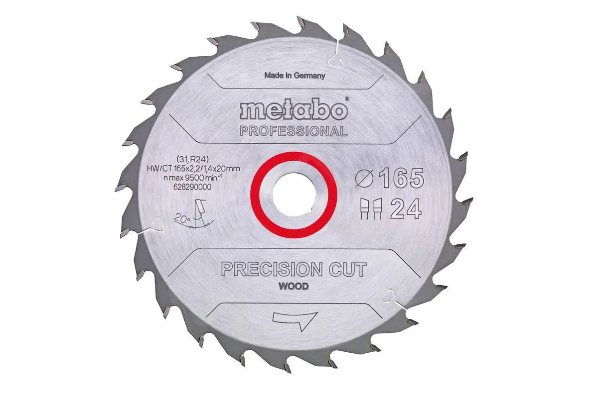 Metabo Accessori - Lama Per Sega Circolare Precision Cut Per Legno 160 X 20 Mm 628031000 3 Metabo Accessori - Lama Per Sega Circolare Precision Cut Per Legno 160 X 20 Mm 628031000