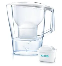 Brita Caraffe - Caraffa Filtrante Aluna Cool Memo, Capacitá 2400 Ml, Bianco 1039267