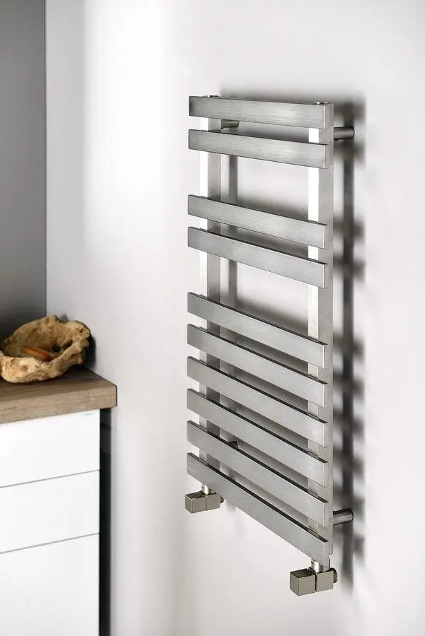 Sapho Truva - Scaldasalviette 500x750 Mm, 247 W, Acciaio Inox Spazzolato NR311 5 Sapho Truva - Scaldasalviette 500x750 Mm, 247 W, Acciaio Inox Spazzolato NR311 - immagine 3