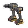 Caterpillar Utensili - Set AKU 2in1, Trapano A Percussione E Avvitatore A Percussione DX12K