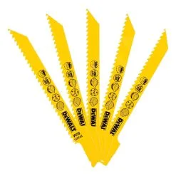 DeWALT Accessori - Lame Per Legno E Plastica 152 Mm, 5 Pz. DT2351