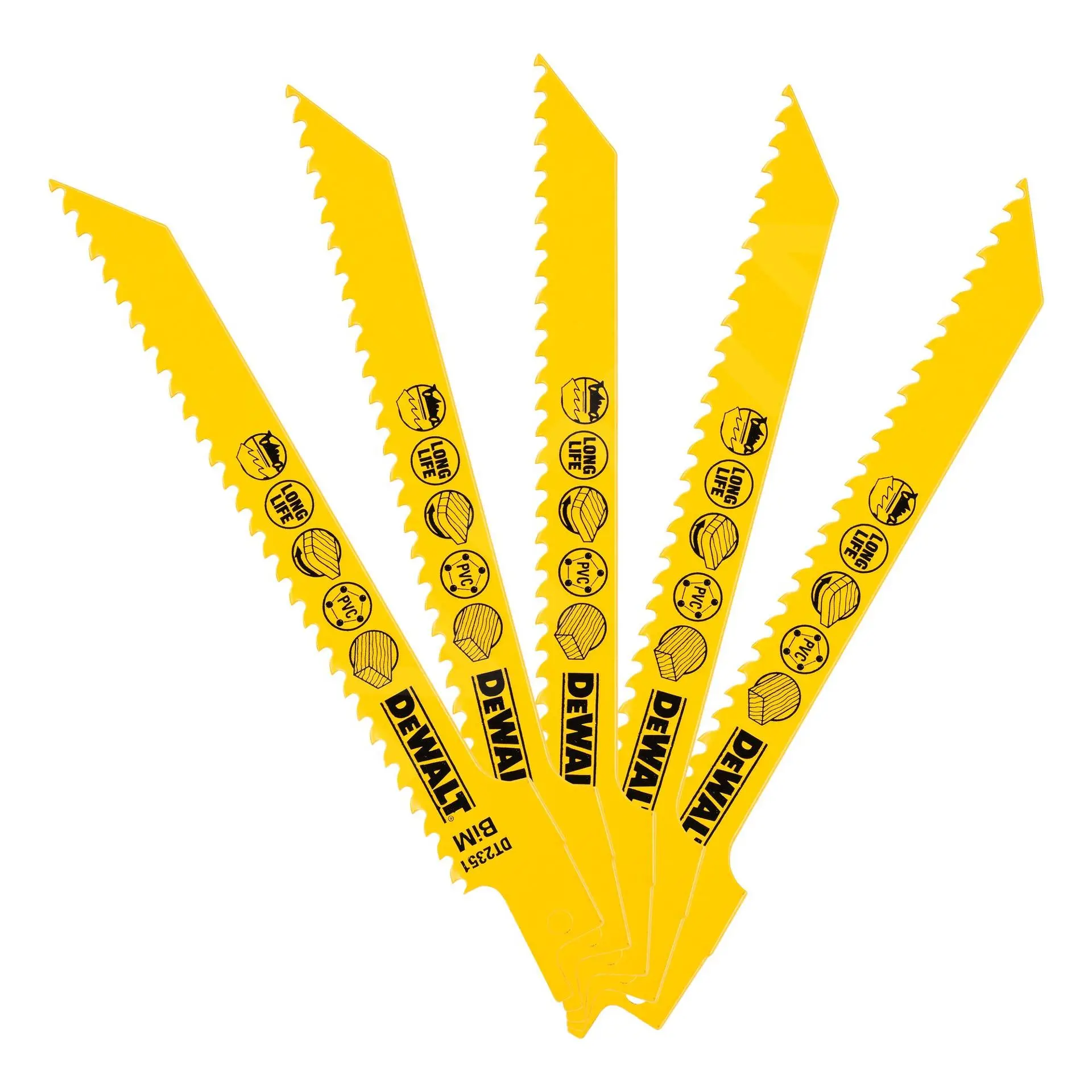 DeWALT Accessori - Lame Per Legno E Plastica 152 Mm, 5 Pz. DT2351 3 DeWALT Accessori - Lame Per Legno E Plastica 152 Mm, 5 Pz. DT2351