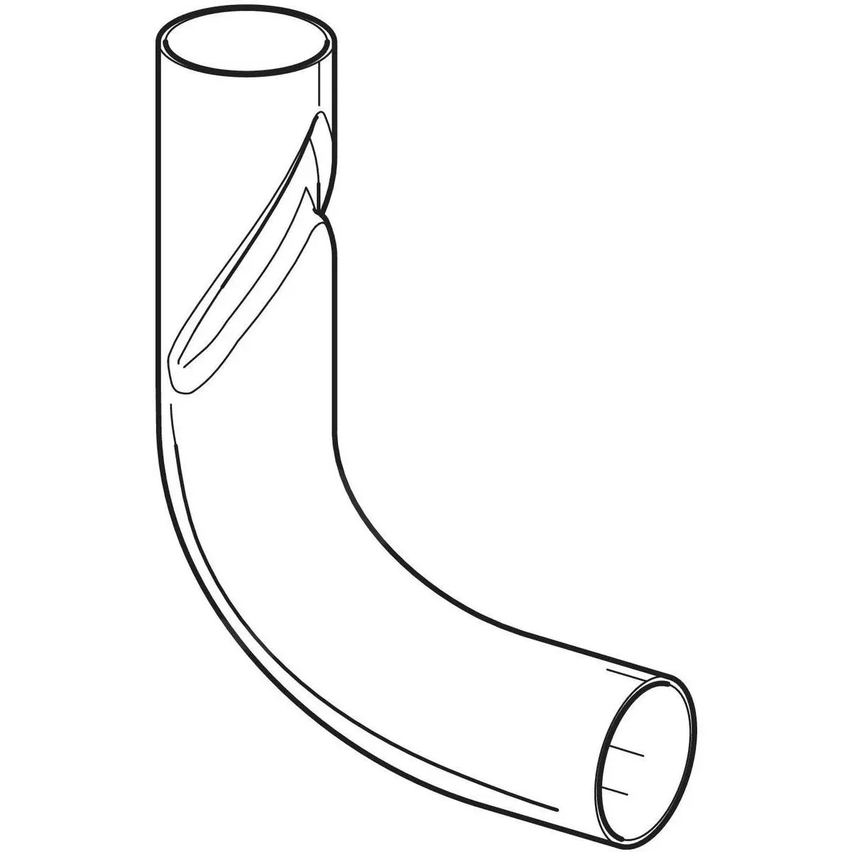 Geberit Accessori - Raccordo A Gomito PE BottomTurn, D 110 Mm, Nero 367.615.16.1 5 Geberit Accessori - Raccordo A Gomito PE BottomTurn, D 110 Mm, Nero 367.615.16.1 - immagine 3