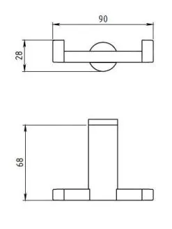 Novaservis Metalia 2 - Gancio Doppio Per Scaldasalviette, Cromo 6256/1,0 -Filtraggio negozio 494e6d2c9b8ebc5001c4ae08