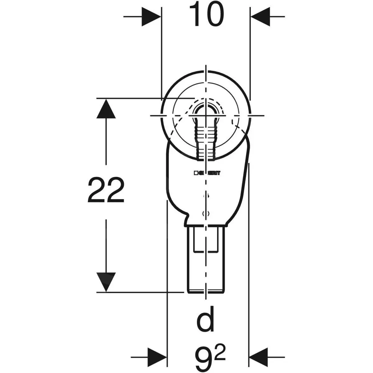 Geberit Accessori - Trappola Antiodori Per Sanitari D'arredo, Connessione Singola, Scatola Ad Incasso, Cromo Lucido 152.234.21.1 4 Geberit Accessori - Trappola Antiodori Per Sanitari D'arredo, Connessione Singola, Scatola Ad Incasso, Cromo Lucido 152.234.21.1 - immagine 2
