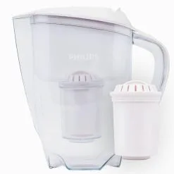 Philips Caraffe Filtranti - Caraffa Microfiltrante, 1500 Ml, Bianco/trasparente AWP2900/10