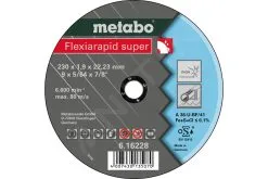 Metabo Accessori - Disco Da Taglio Per Acciaio Inox Flexarapid Super 230 X 1,9 X 22,23 Mm 616228000