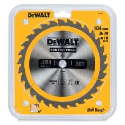 DeWALT Accessori - Lama Da Taglio 184 X 16 Mm, 30 Denti DT1940 -Filtraggio negozio 511eed17c9165586224bb80b