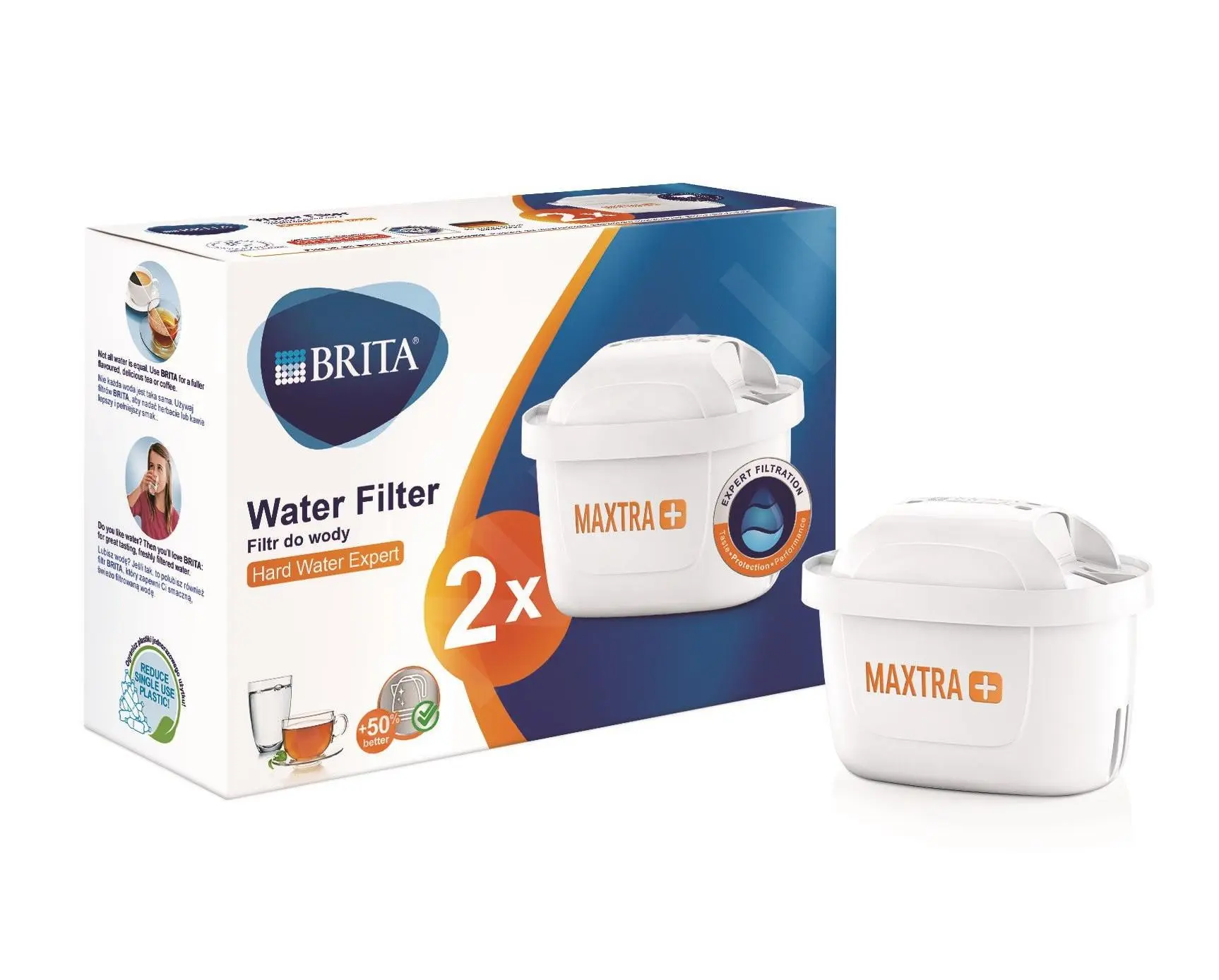 Brita Accessori - Filtri Acqua Potabile Maxtra+ Hard Water Expert, 2 Pz 1038698 3 Brita Accessori - Filtri Acqua Potabile Maxtra+ Hard Water Expert, 2 Pz 1038698