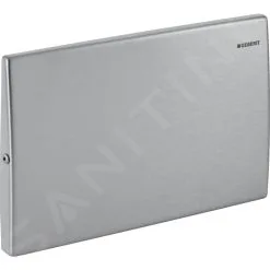 Geberit Accessori - Piastra Di Copertura Delta Per Cassette Di Risciacquo UP100, Avvitabile, Acciaio Inox Spazzolato 115.103.00.1