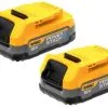 DeWALT Accessori - 2x Batterie 18V POWERSTACK 1,7 Ah DCBP034E2 -Filtraggio negozio 73ffe562760a9f6ac8cbfdf7