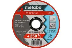 Metabo Accessori - Disco Da Taglio Per Acciaio Inox M-Calibur 125 X 1,6 X 22, 23 Mm 616286000