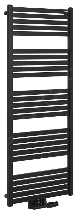 Bruckner Grunt - Scaldasalviette 133x50 Cm, Allacciamento Centrale, Nero Opaco 600.122.6 3 Bruckner Grunt - Scaldasalviette 133x50 Cm, Allacciamento Centrale, Nero Opaco 600.122.6