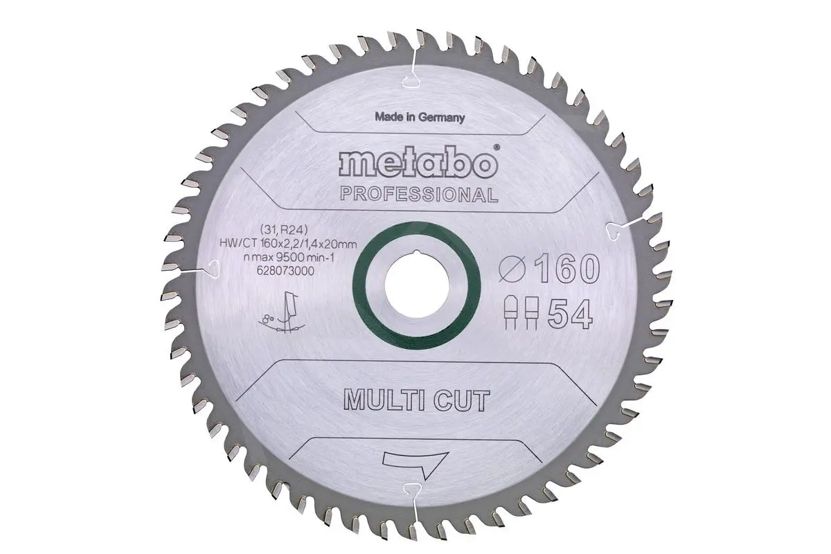 Metabo Accessori - Disco Da Taglio Multi Cut - Professional 160 X 20 Mm 628073000 3 Metabo Accessori - Disco Da Taglio Multi Cut - Professional 160 X 20 Mm 628073000