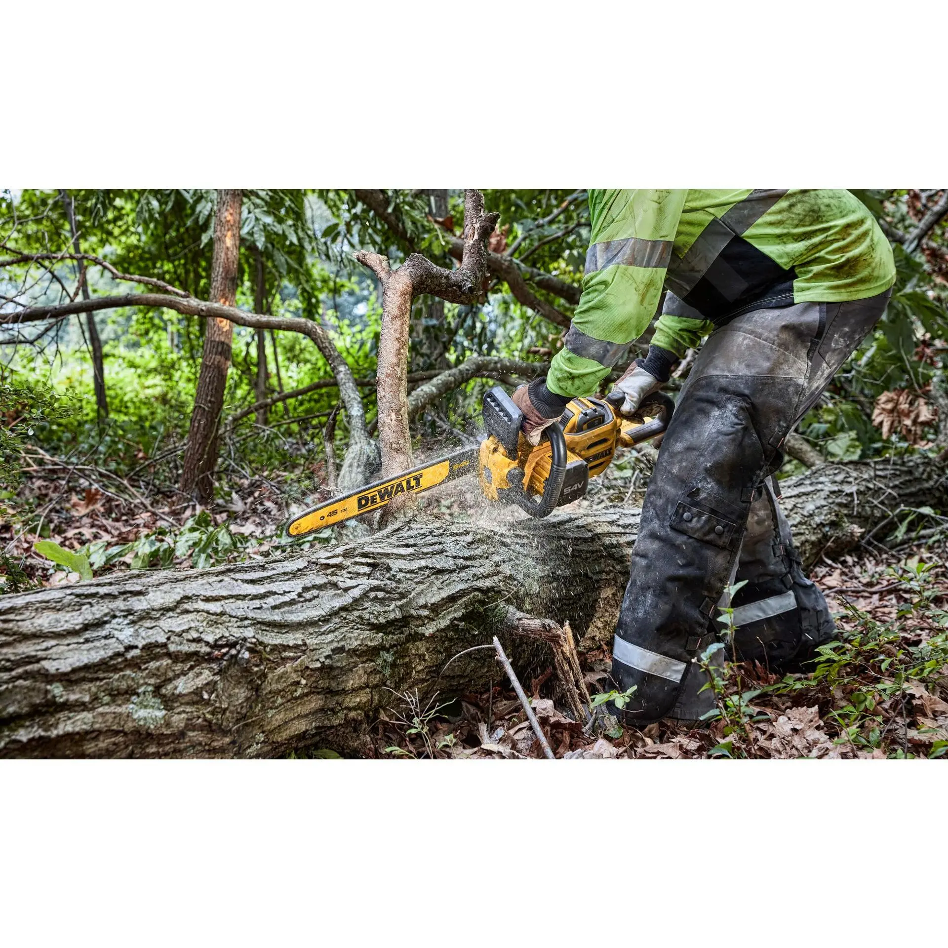 DeWALT Utensili - Motosega AKU 54V 45 Cm, 1 X Batteria 9,0 Ah FLEXVOLT DCMCS574X1 7 DeWALT Utensili - Motosega AKU 54V 45 Cm, 1 X Batteria 9,0 Ah FLEXVOLT DCMCS574X1 - immagine 5