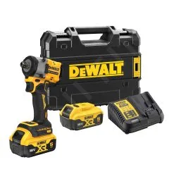 DeWALT Utensili - Avvitatore A Impulsi AKU 18V 406 Nm, 2 X Batterie 5,0 Ah XR DCF922P2T