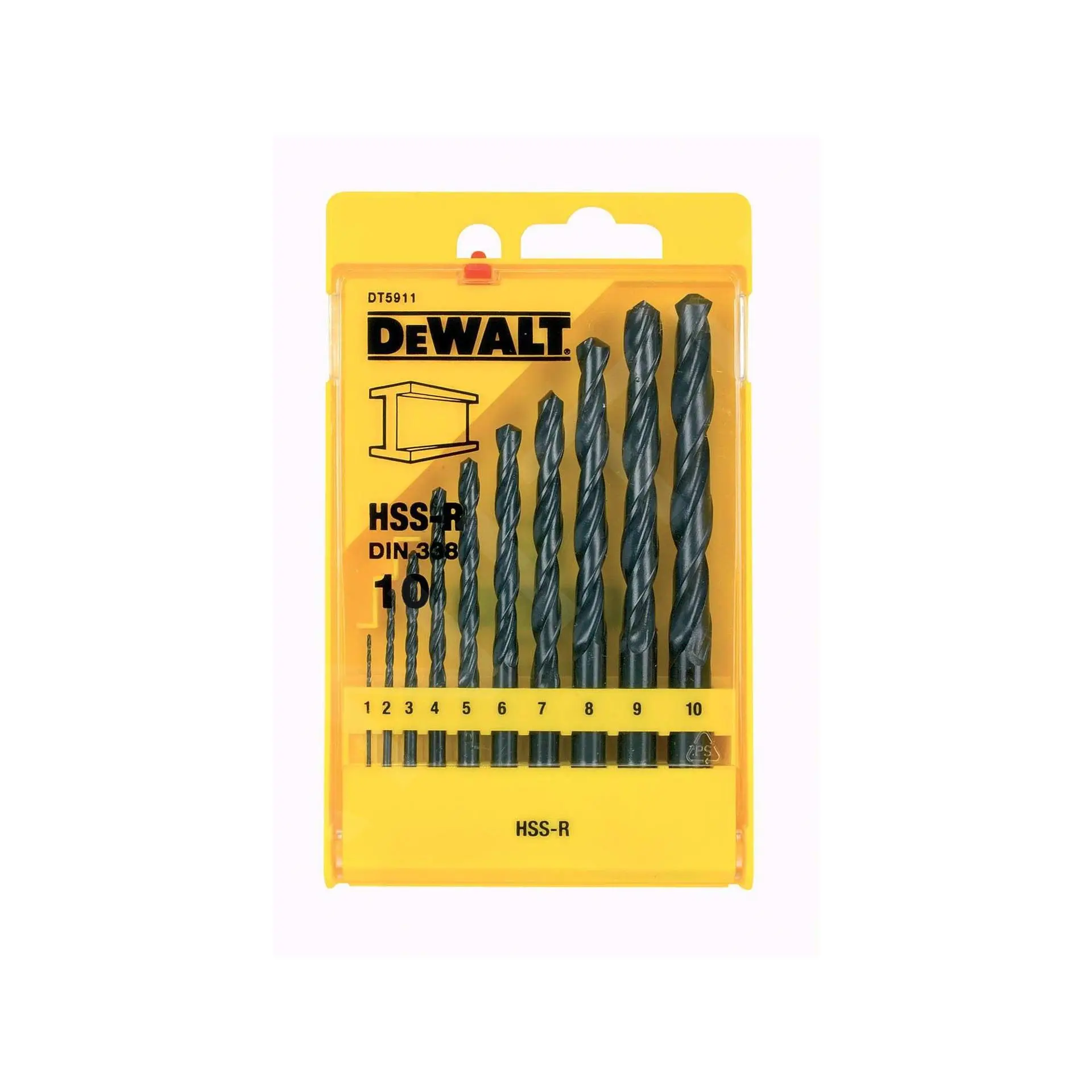 DeWALT Accessori - Punte Da Trapano Per Metallo 10 Pezzi DT5911 4 DeWALT Accessori - Punte Da Trapano Per Metallo 10 Pezzi DT5911 - immagine 2