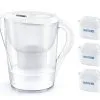 Brita Caraffe - Set Caraffa Filtrante Marella XL Memo E 3 Filtri MX+, Capacitá 3500 Ml, Bianco 1040212 -Filtraggio negozio a31d98c4611c0af68c5dcad7