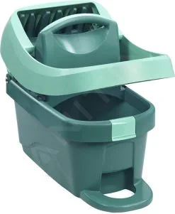 Leifheit Pulizia - Secchio Profi Con Strizzatura A Pedale E Rotelle Integrate 55076