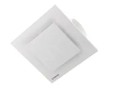 Sapho Tecto - Ventilatore Assiale A Soffitto Con Timer, 20 W, Tubazioni 100 Mm, Bianco TC202