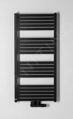 Bruckner Grunt - Scaldasalviette 105x50 Cm, Allacciamento Centrale, Nero Opaco 600.121.6 -Filtraggio negozio b250785df9bdb1ea8cbdf2f6