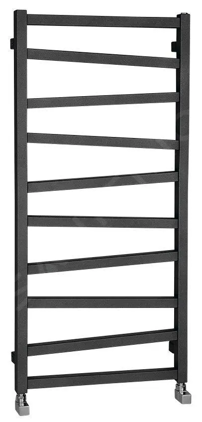 Sapho Zig - Scaldasalviette 500x1096 Mm, 406 W, Antracite ZG511A 3 Sapho Zig - Scaldasalviette 500x1096 Mm, 406 W, Antracite ZG511A