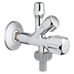 Grohe Universal - Valvola A Gomito Combinata WAS Originale, Cromata 22036000