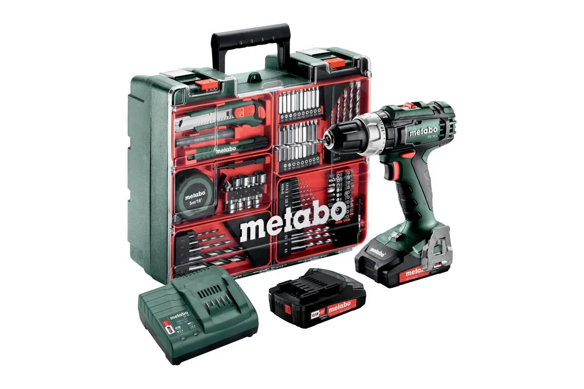 Metabo Utensili - Trapano A Percussione A Batteria SB 18 L SET 602317870 3 Metabo Utensili - Trapano A Percussione A Batteria SB 18 L SET 602317870