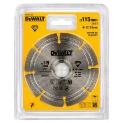 DeWALT Accessori - Disco Diamantato Per Il Taglio A Secco Di Cemento E Mattoni - 115 X 22,2 Mm DT3701 -Filtraggio negozio c2016a4709a98ef3b8ffe9c6