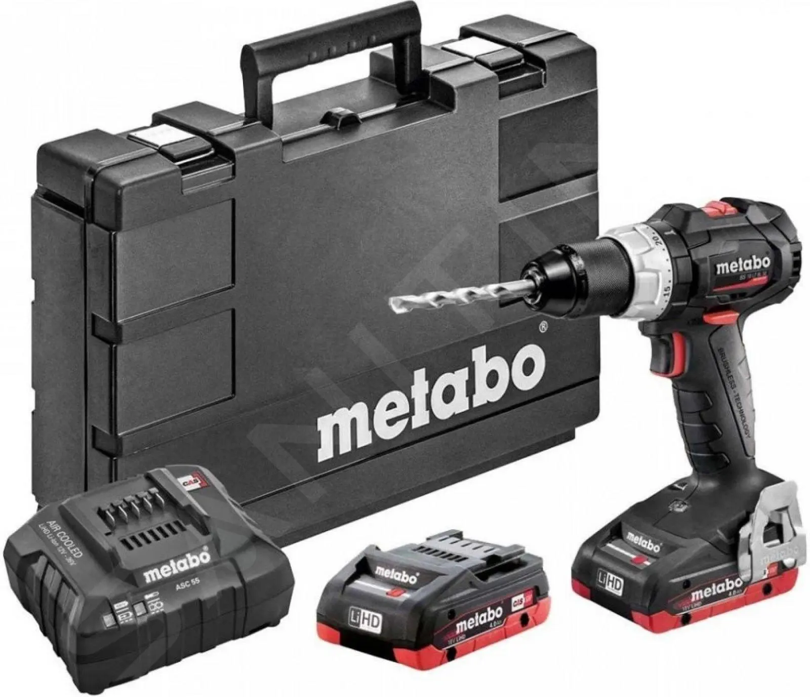 Metabo Utensili - Trapano A Percussione A Batteria SB 18 LT BL SE, 2 X Batterie 18V 4 Ah LIHD 602368800 3 Metabo Utensili - Trapano A Percussione A Batteria SB 18 LT BL SE, 2 X Batterie 18V 4 Ah LIHD 602368800