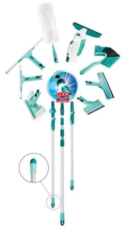 Leifheit Pulizia - Asta Telescopica 110-190 Cm Con Snodo, Sistema Click 41522 -Filtraggio negozio c7014a868aaf51e1c2f1f862 1