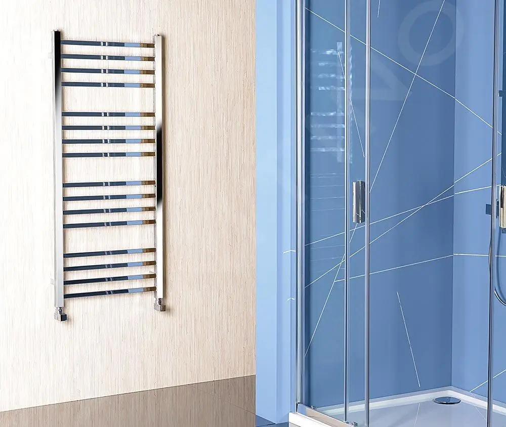 Sapho Metro - Scaldasalviette 500x1200 Mm, 347 W, Cromo 0411-01 9 Sapho Metro - Scaldasalviette 500x1200 Mm, 347 W, Cromo 0411-01 - immagine 7