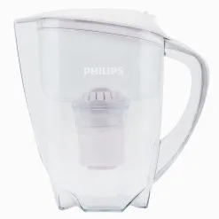 Philips Caraffe Filtranti - Caraffa Microfiltrante, 1500 Ml, Con Timer, Bianco/trasparente AWP2920/10 -Filtraggio negozio d14e72298db47bc85aaa1c1f