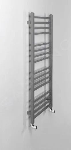 Sapho Metro - Scaldasalviette 500x1200 Mm, 386 W, Color Argento Metallizzato IR412 -Filtraggio negozio d1a1de1fe41274d82c1cd140