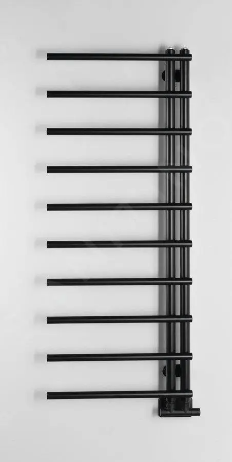 Sapho Scaldasalviette - Scaldasalviette 125x50 Cm, Nero Opaco IR546B 6 Sapho Scaldasalviette - Scaldasalviette 125x50 Cm, Nero Opaco IR546B - immagine 4