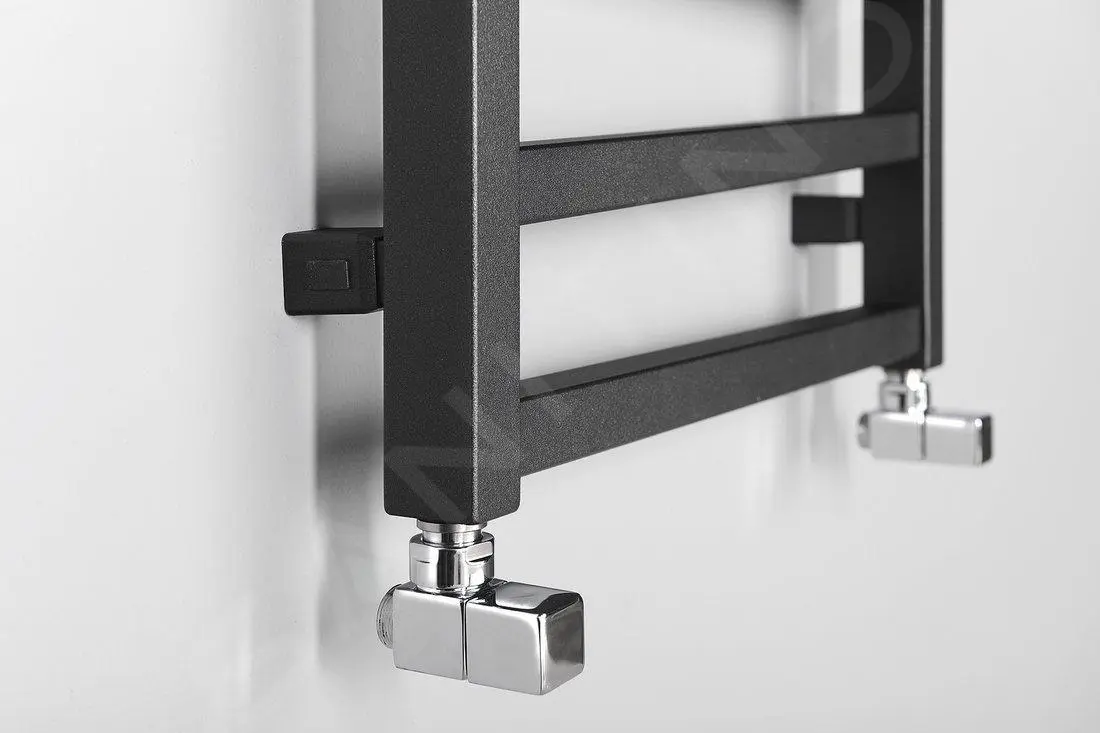 Sapho Zig - Scaldasalviette 500x1096 Mm, 406 W, Antracite ZG511A 7 Sapho Zig - Scaldasalviette 500x1096 Mm, 406 W, Antracite ZG511A - immagine 5